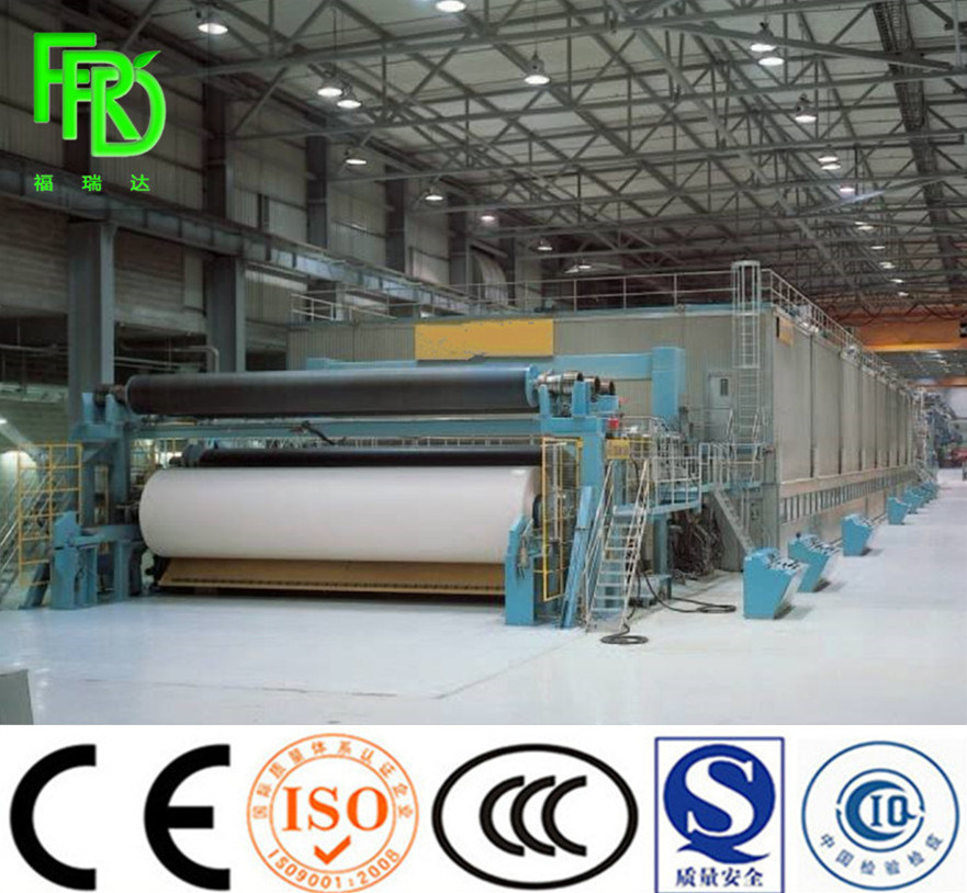 2400mm A4 Paper Machine Copy Paper Making Machine White Waste Paper Recycled